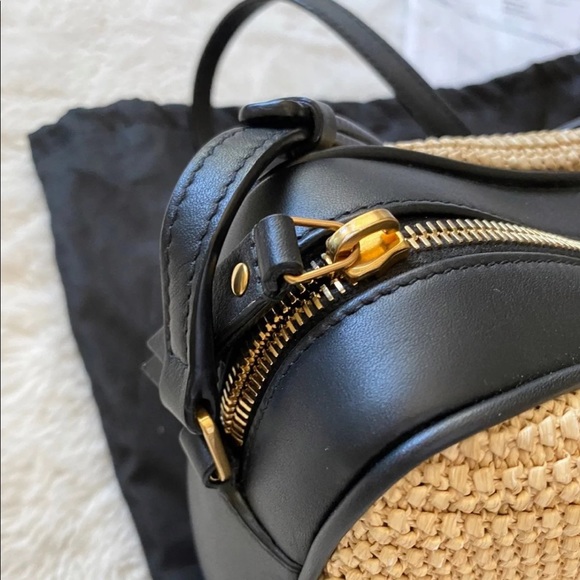 Yves Saint Laurent YSL Raffia Camera Bag - Picture 12 of 16